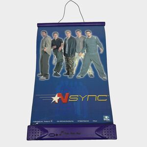 Vintage NSYNC 2000 Yaboom Musical Hanging Poster Bye Bye Bye UNTESTED READ
